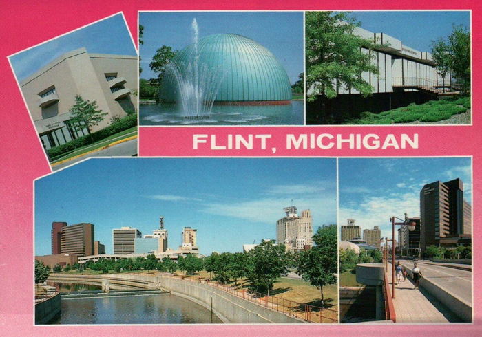 Longway Planetarium - Old Postcard (newer photo)